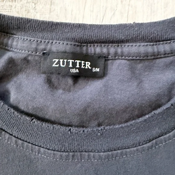 Zutter Long Live Cowboys Oversized Graphic Tee size s/m - Picture 3 of 7